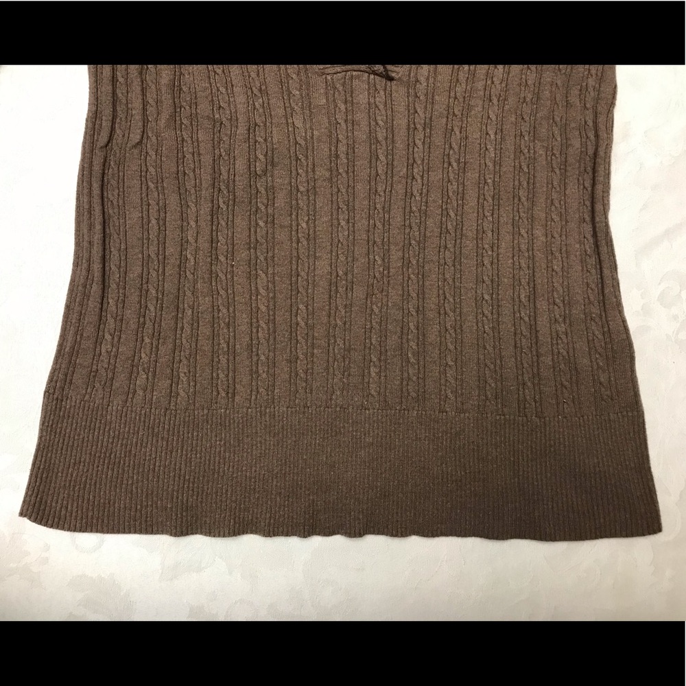 Eddie Bauer Sweater Ribbed Coiled Rope Knit Ruffle - Picture 3 of 9